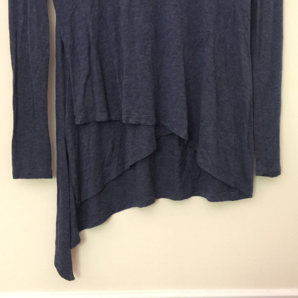 Classy long sleeve blue top